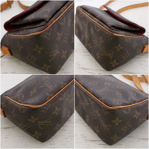 Louis Vuitton Viva Cite PM Small Crossbody & Shoulder Leather Red Purse A4573 - Picture 7 of 13